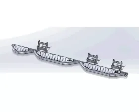 Hammerhead Armor F-150 Running Boards Super Crew 5.5 Foot Bed With Bed Access For 15-17 Ford F-150 Black Steel