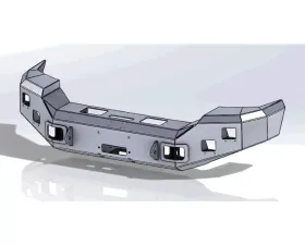 Hammerhead Armor F-250-F-550/Excursion Front Winch Bumper No Brushguard For 05-07 Ford F-250-F-550/Excursion Black Steel