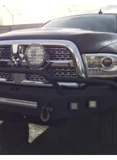 Hammerhead Armor Low Profile Pre-Runner Front Black Bumper (Non-Winch) Ram 2500 | 3500 | 4500 | 5500 2010-2018                                     - 600-56-0394 - Image 6