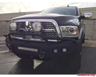 Hammerhead Armor Low Profile Pre-Runner Front Black Bumper (Non-Winch) Ram 2500 | 3500 | 4500 | 5500 2010-2018 - 600-56-0394