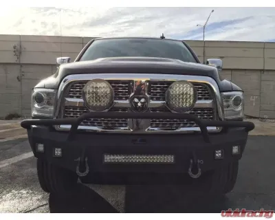 Hammerhead Armor Low Profile Pre-Runner Front Black Bumper (Non-Winch) Ram 2500 | 3500 | 4500 | 5500 2010-2018 - 600-56-0394