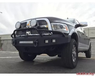 Hammerhead Armor Low Profile Pre-Runner Front Black Bumper (Non-Winch) Ram 2500 | 3500 | 4500 | 5500 2010-2018 - 600-56-0394