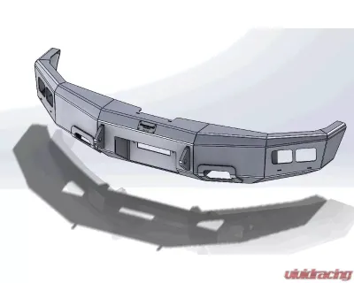 Hammerhead Armor Ford F-150 Front Winch Bumper No Brushguard For 09-14 Ford F-150 Black Steel - 600-56-0395