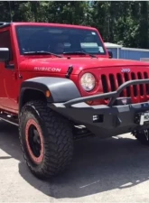 Hammerhead Armor Jeep JK Front Winch Bumper Pre Runner For 07-18 Wrangler JK Black Steel                                     - 600-56-0396 - Image 3