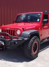 Hammerhead Armor Jeep JK Front Winch Bumper Pre Runner For 07-18 Wrangler JK Black Steel                                     - 600-56-0396 - Image 5