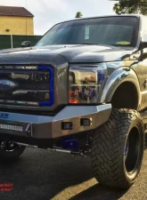 Hammerhead Armor Low Profile Front Black Bumper (Non-Winch) Ford F-250 | F-350 | F-450 | F-550 2011-2016                                     - 600-56-0397 - Image 3