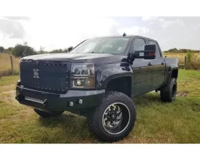 Hammerhead Armor Low Profile Front Black Bumper (Non-Winch) Chevrolet Silverado 1500 2014-2015