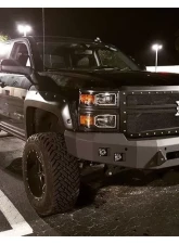 Hammerhead Armor Low Profile Front Black Bumper (Non-Winch) Chevrolet Silverado 1500 2014-2015                                     - 600-56-0401 - Image 2