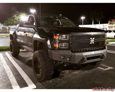 Hammerhead Armor Low Profile Front Black Bumper (Non-Winch) Chevrolet Silverado 1500 2014-2015 - 600-56-0401