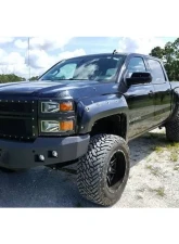 Hammerhead Armor Low Profile Front Black Bumper (Non-Winch) Chevrolet Silverado 1500 2014-2015                                     - 600-56-0401 - Image 3