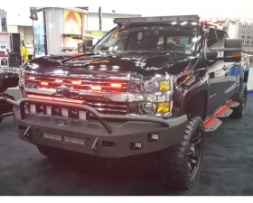 Hammerhead Armor Low Profile Pre-Runner Front Black Bumper (Non-Winch) Chevrolet Silverado 2500 | 3500 2015-2018