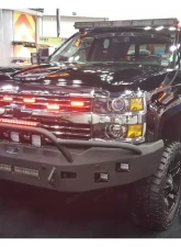 Hammerhead Armor Low Profile Pre-Runner Front Black Bumper (Non-Winch) Chevrolet Silverado 2500 | 3500 2015-2018                                     - 600-56-0411 - Image 2