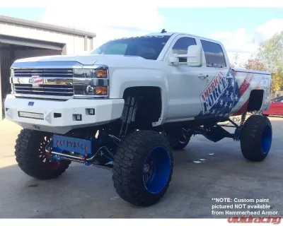 Hammerhead Armor Low Profile Front Black Bumper (Non-Winch) Chevrolet Silverado 2500 | 3500 2015-2018 - 600-56-0415