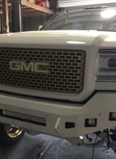 Hammerhead Armor Low Profile Front Black Bumper (Non-Winch) GMC Sierra 2500 | 3500 2015-2018                                     - 600-56-0416 - Image 2