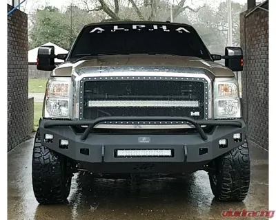 Hammerhead Armor Low Profile Pre-Runner Front Black Bumper (Non-Winch) Ford F-250 | F-350 | F-450 | F-550 2011-2016 - 600-56-0417