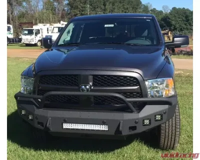 Hammerhead Armor Low Profile Pre-Runner Front Black Bumper (Non-Winch) Ram 1500 2013-2018 - 600-56-0419