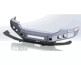 Hammerhead Armor Low Profile Front Black Bumper (Non-Winch) Ford F-250 | F-350 | F-450 | F-550 | Excursion 2005-2007