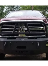 Hammerhead Armor RAM Front Winch Bumper Full Brushguard For 10-18 RAM 2500-5500 Black Steel X-Series                                     - 600-56-0433 - Image 2