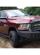 Hammerhead Armor RAM Front Winch Bumper Full Brushguard For 10-18 RAM 2500-5500 Black Steel X-Series                                     - 600-56-0433 - Image 3
