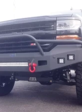 Hammerhead Armor Low Profile Pre-Runner Front Black Bumper (Non-Winch) Chevrolet Silverado 1500 2016-2018                                     - 600-56-0434 - Image 2