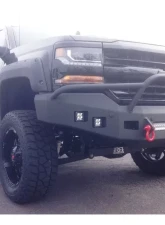 Hammerhead Armor Low Profile Pre-Runner Front Black Bumper (Non-Winch) Chevrolet Silverado 1500 2016-2018                                     - 600-56-0434 - Image 3