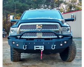 Hammerhead Armor RAM Front Winch Bumper Pre Runner For 10-18 RAM 2500-5500 Black Steel