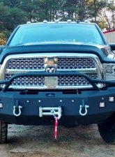 Hammerhead Armor RAM Front Winch Bumper Pre Runner For 10-18 RAM 2500-5500 Black Steel                                     - 600-56-0435 - Image 3