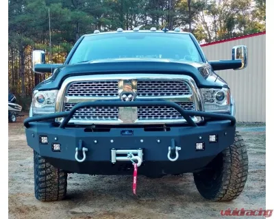 Hammerhead Armor RAM Front Winch Bumper Pre Runner For 10-18 RAM 2500-5500 Black Steel - 600-56-0435