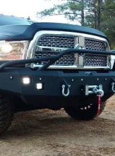 Hammerhead Armor RAM Front Winch Bumper Pre Runner For 10-18 RAM 2500-5500 Black Steel                                     - 600-56-0435 - Image 2