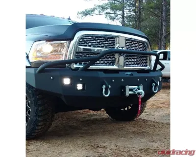 Hammerhead Armor RAM Front Winch Bumper Pre Runner For 10-18 RAM 2500-5500 Black Steel - 600-56-0435