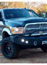 Hammerhead Armor RAM Front Winch Bumper Pre Runner For 10-18 RAM 2500-5500 Black Steel                                     - 600-56-0435 - Image 3