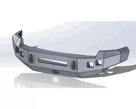 Hammerhead Armor Low Profile Front Black Bumper (Non-Winch) Chevrolet Silverado 2500 | 3500 2007-2010