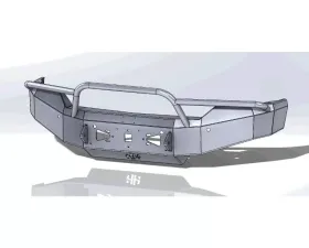 Hammerhead Armor Low Profile Fleet Pre-Runner Front Black Bumper (Non-Winch) Chevrolet Silverado 1500 2016-2018