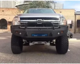 Hammerhead Armor Low Profile Pre-Runner Front Black Bumper (Non-Winch) Chevrolet Silverado 2500 | 3500 2011-2014