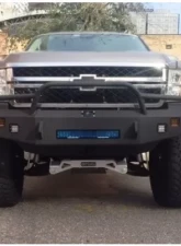 Hammerhead Armor Low Profile Pre-Runner Front Black Bumper (Non-Winch) Chevrolet Silverado 2500 | 3500 2011-2014                                     - 600-56-0446 - Image 3