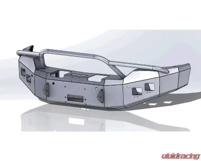 Hammerhead Armor Silverado Front Winch Bumper Pre Runner For 16-18 Silverado 1500 Black Steel - 600-56-0450