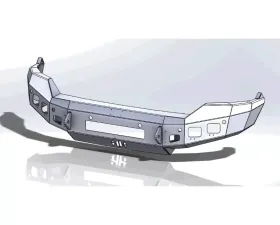 Hammerhead Armor Low Profile Front Black Bumper (Non-Winch) Ram 1500 2013-2018
