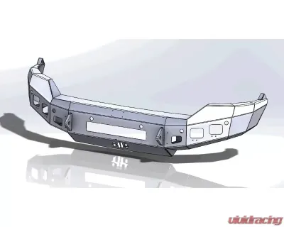 Hammerhead Armor Low Profile Front Black Bumper (Non-Winch) Ram 1500 2013-2018 - 600-56-0454
