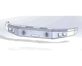 Hammerhead Armor F-150-450/Bronco Front Winch Bumper No Brushguard 92-96 F-150/Bronco 92-98 F250-F-450 With Fog Light Mounts