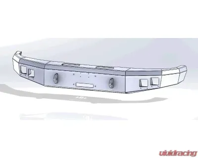 Hammerhead Armor F-150-450/Bronco Front Winch Bumper No Brushguard 92-96 F-150/Bronco 92-98 F250-F-450 With Fog Light Mounts - 600-56-0457