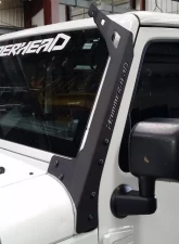 Hammerhead Armor Jeep JK A-Pillar 50 Inch Light Bar Mounts W/Logo For 07-18 Wrangler JK                                     - 600-56-0459 - Image 2
