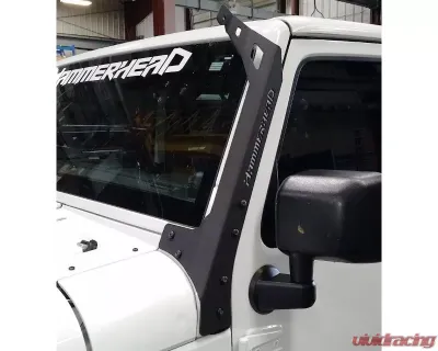 Hammerhead Armor Jeep JK A-Pillar 50 Inch Light Bar Mounts W/Logo For 07-18 Wrangler JK - 600-56-0459