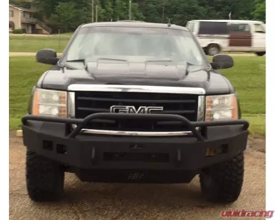 Hammerhead Armor Low Profile Pre-Runner Front Black Bumper (Non-Winch) GMC Sierra 1500 2007-2013 - 600-56-0465