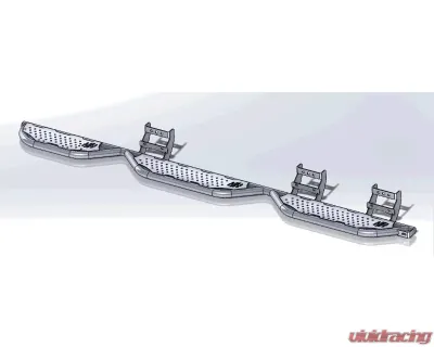 Hammerhead Armor F-150 Running Boards For 15-18 F-150 Super Crew 6.5 Foot Bed Ford F-250-F-550 Crew Cab 6.75 Foot Bed With Bed Access Black Steel - 600-56-0475