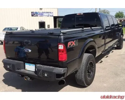 Hammerhead Armor F-250-450 Rear Bumper With Sensors Flush Mount For 99-16 Ford F-250-450 Black Steel - 600-56-0476