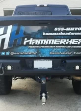 Hammerhead Armor RAM Rear Bumper Flush Mount With Sensors For 09-18 RAM 1500-3500 Black Steel                                     - 600-56-0478 - Image 4