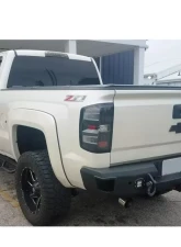 Hammerhead Armor Silverado/Sierra Rear Bumper With Sensors Flush Mount For 14-18 Silverado/Sierra 1500 Black                                     - 600-56-0481 - Image 3