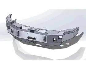 Hammerhead Armor RAM Front Winch Bumper No Brushguard For 10-18 RAM 2500-5500 Black Steel