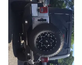 Hammerhead Armor Jeep JK Rear Bumper For 07-18 Wrangler JK Flush Mount Black