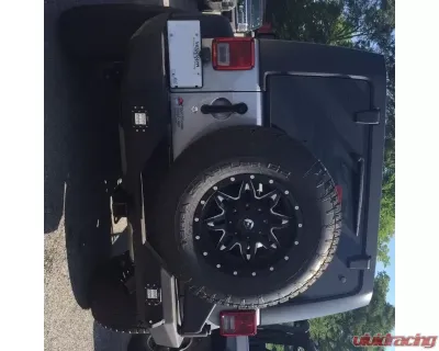Hammerhead Armor Jeep JK Rear Bumper For 07-18 Wrangler JK Flush Mount Black - 600-56-0496